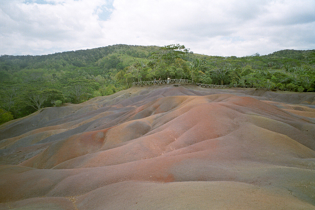 Chamarel coloured earths