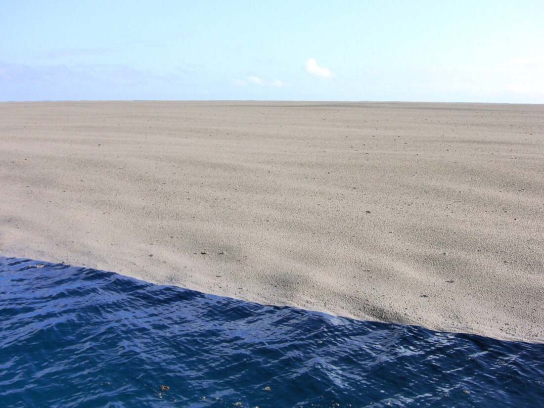 Pumice raft,Tonga,2006
