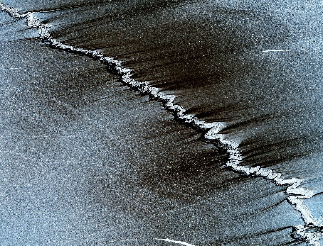 Quartz vein in schist