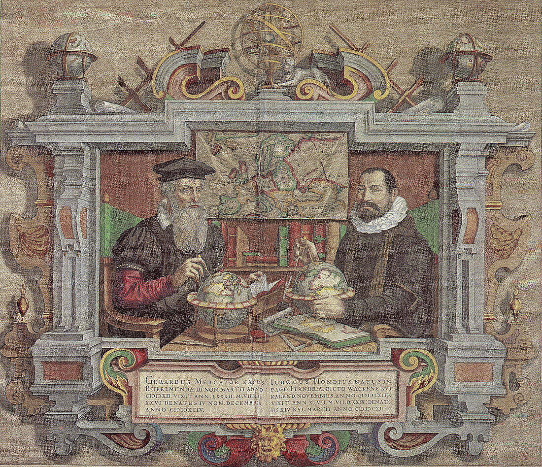 Gerard Mercador and Jodocus Hondius