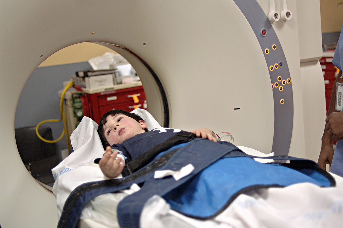 Child Having a CT Scan