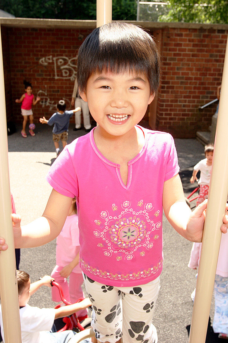 Outdoor Playground in Chinatown Day Care