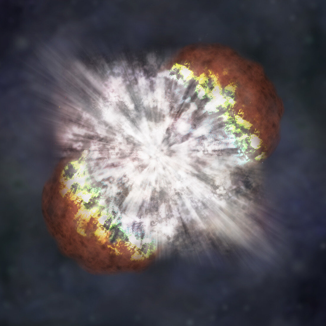 Illustration of a supernova