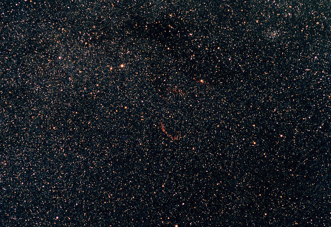 Open Cluster and Veil Nebula