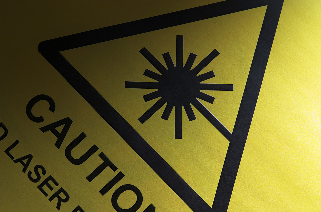 Laser Radiation Warning Sign