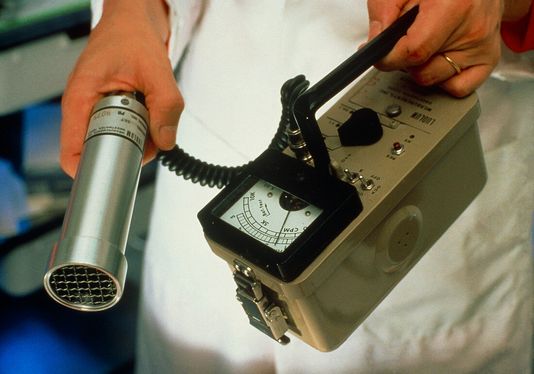 Geiger counter,for detecting radioactivity