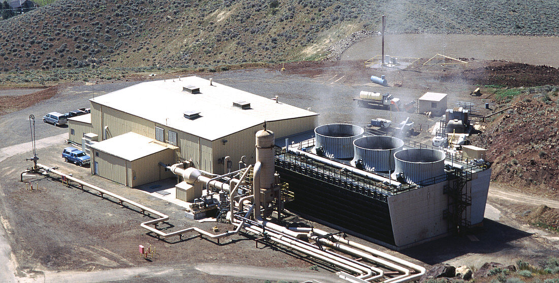 Geothermal Power Plant in Nevada