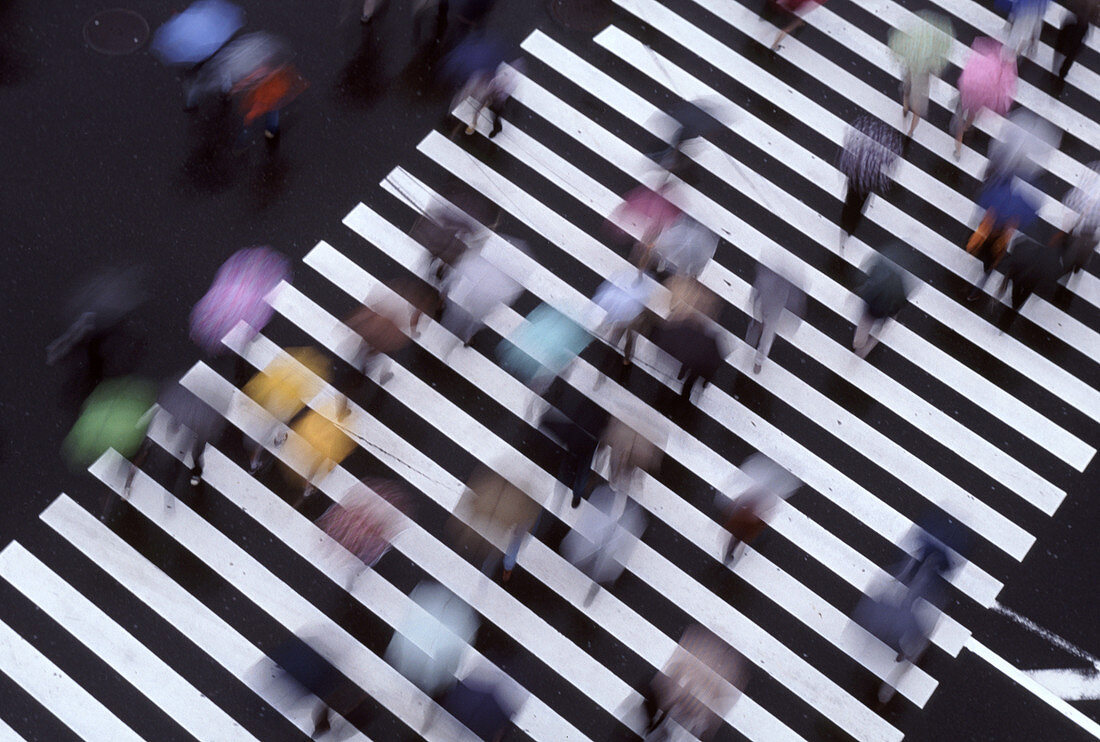 Crosswalk in Tokyo