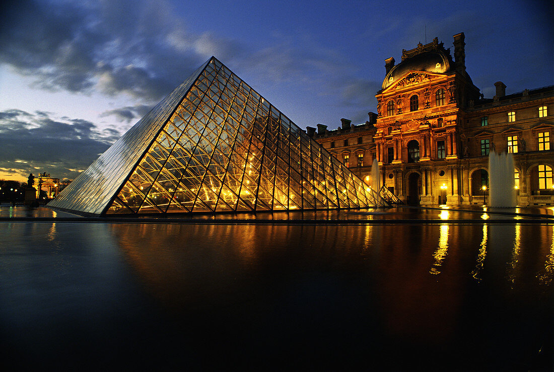 Grande Pyramid at the Louvre