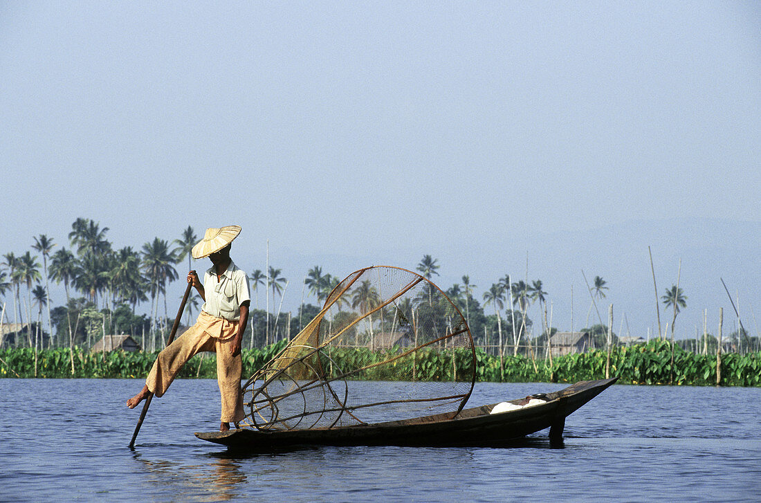 Burmese Fisherman