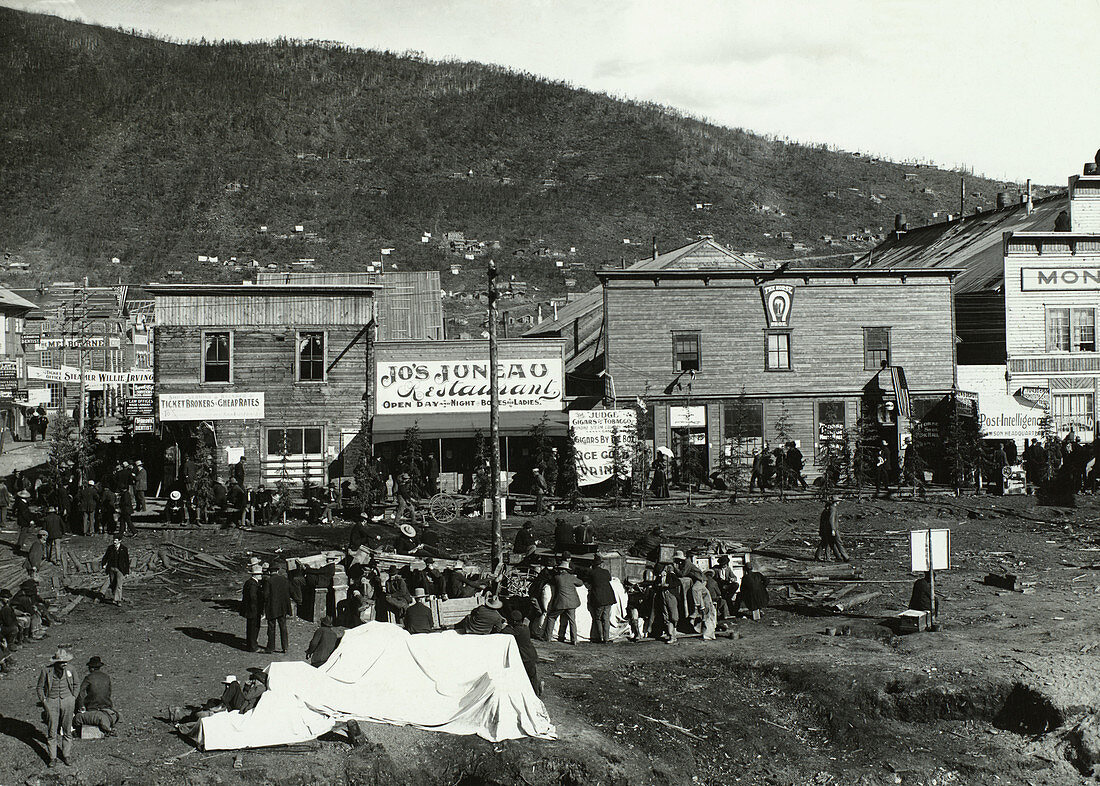 Front Street of Dawson City