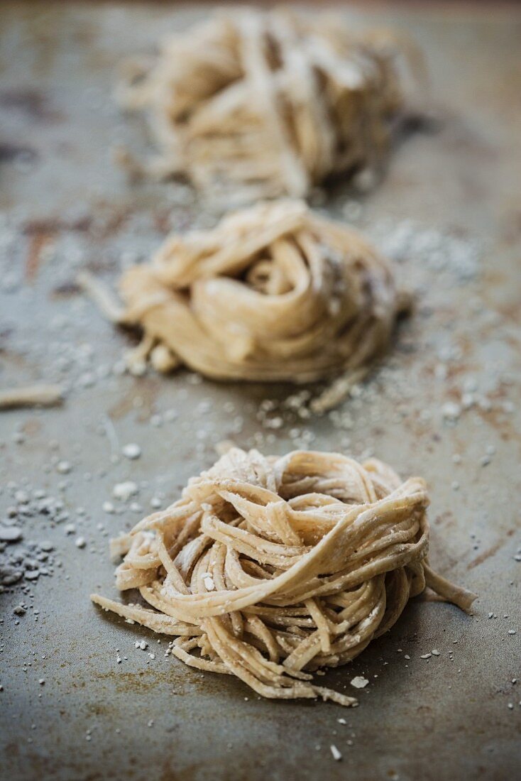 Home-made ramen noodles