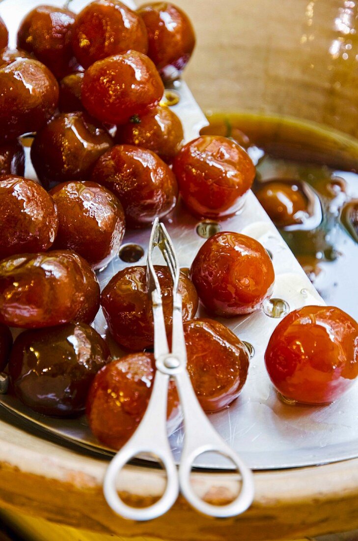 Candied fruit at the Confiserie Auer in Nice, France