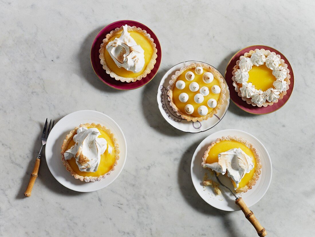 individual lemon meringue pies