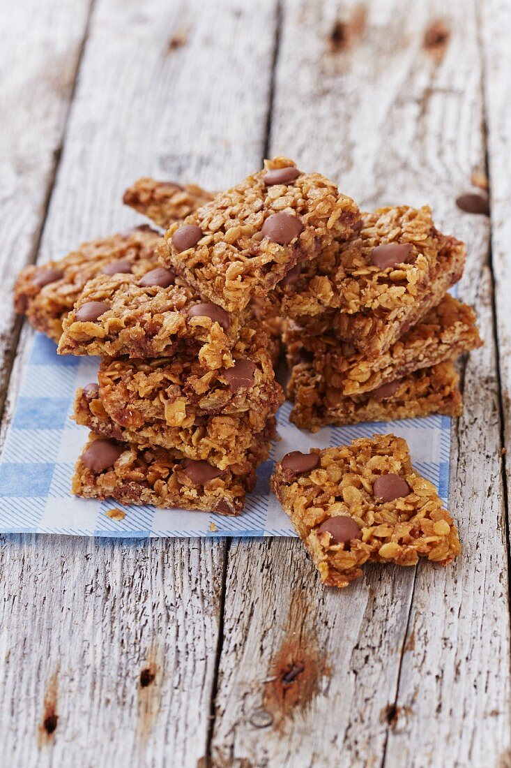 Müslischnitten mit Chocolatechips