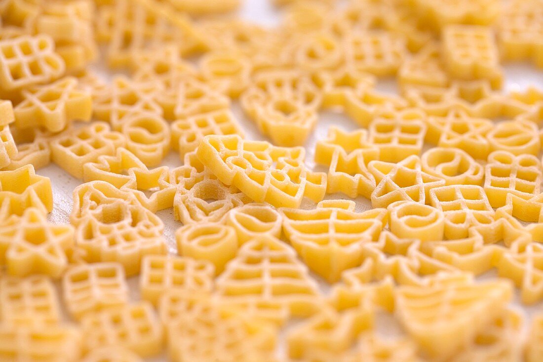 Christmas pasta (close-up)