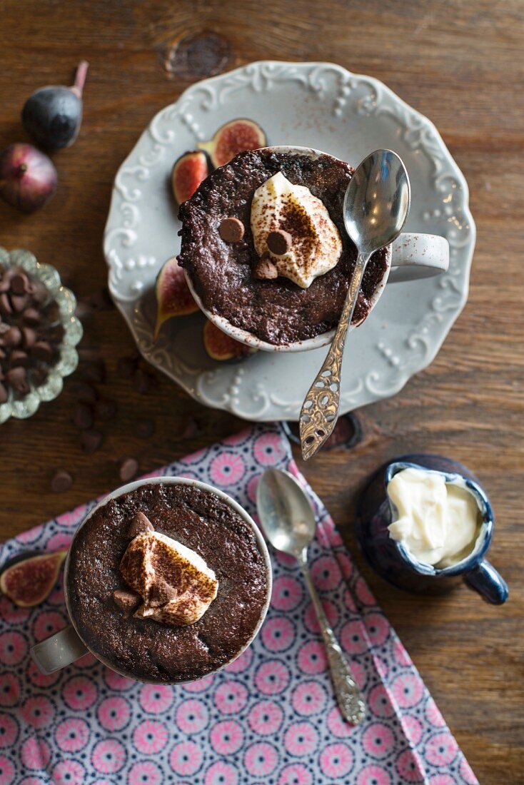 Molton Mocha Mug Cake: Schokoladen-Tassenkuchen