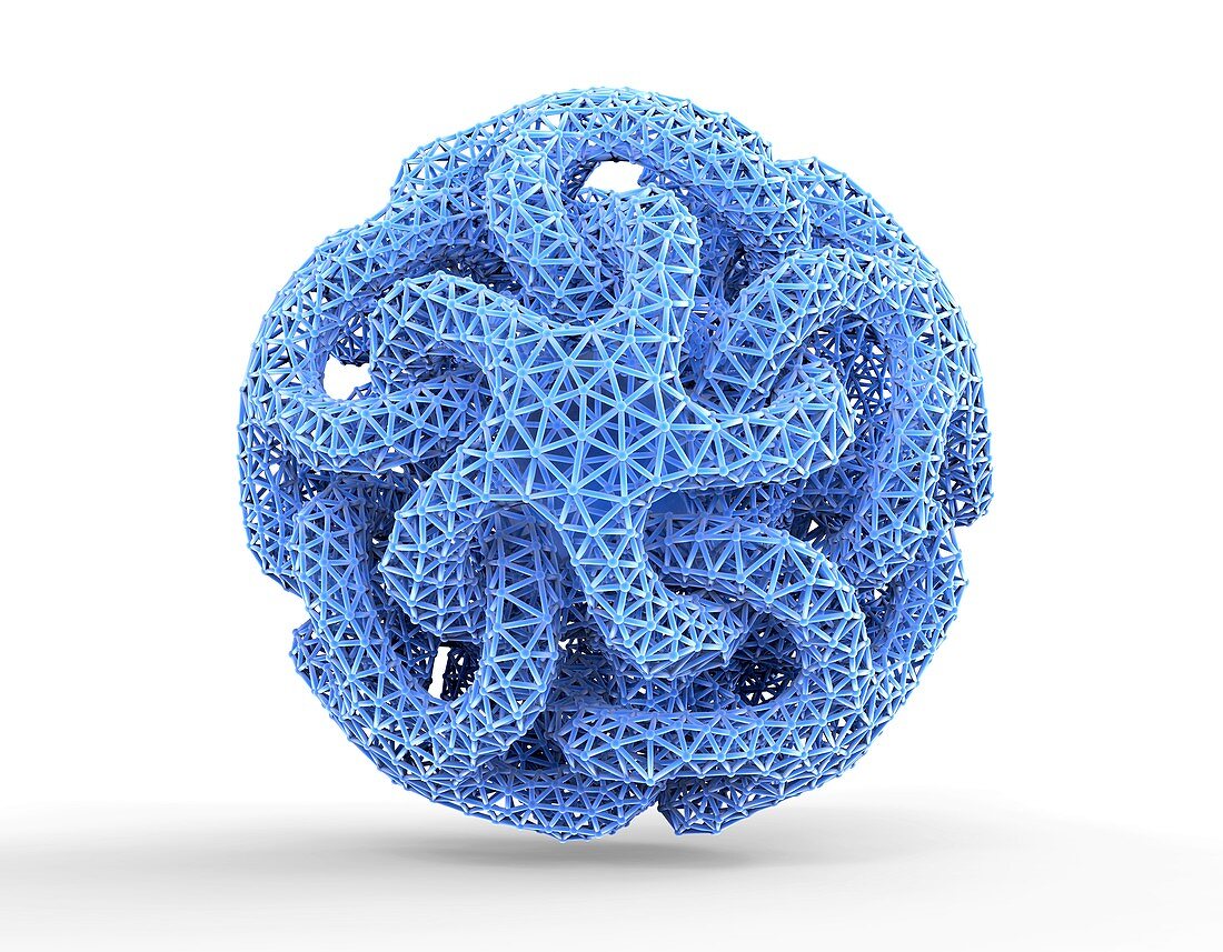 Sphere of linked stars,artwork