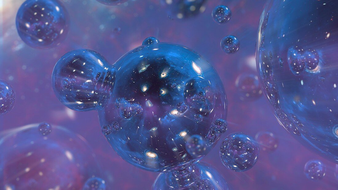 Bubble universes,illustration