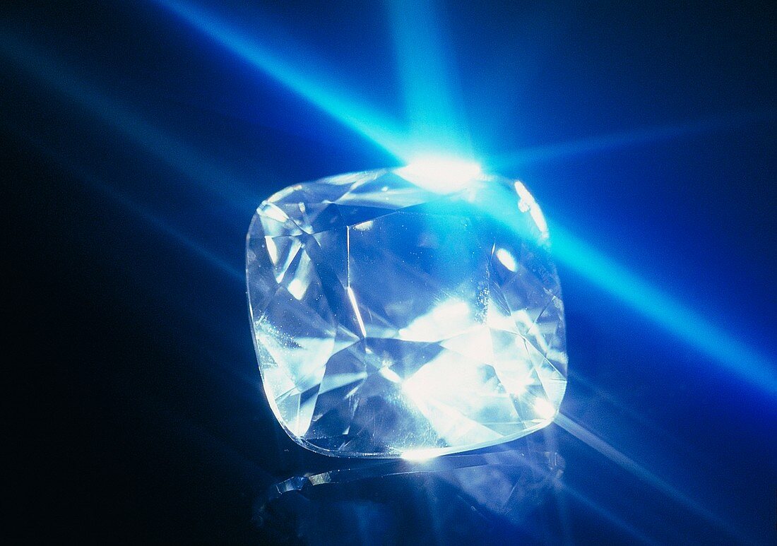 Cut and polished diamond
