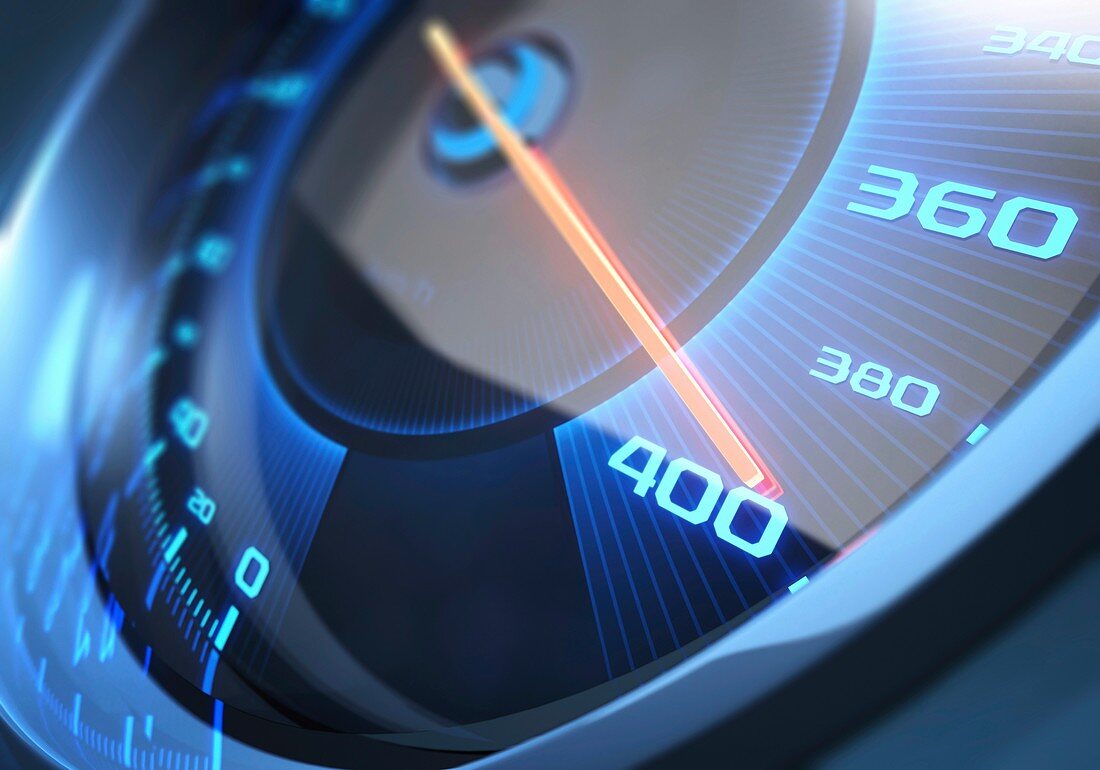 Speedometer,illustration