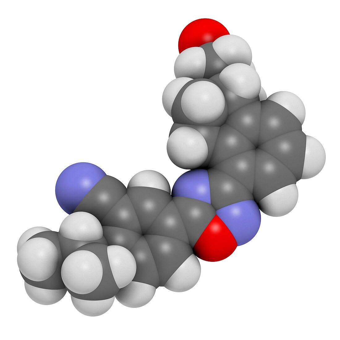 Ozanimod anti-inflammatory drug molecule