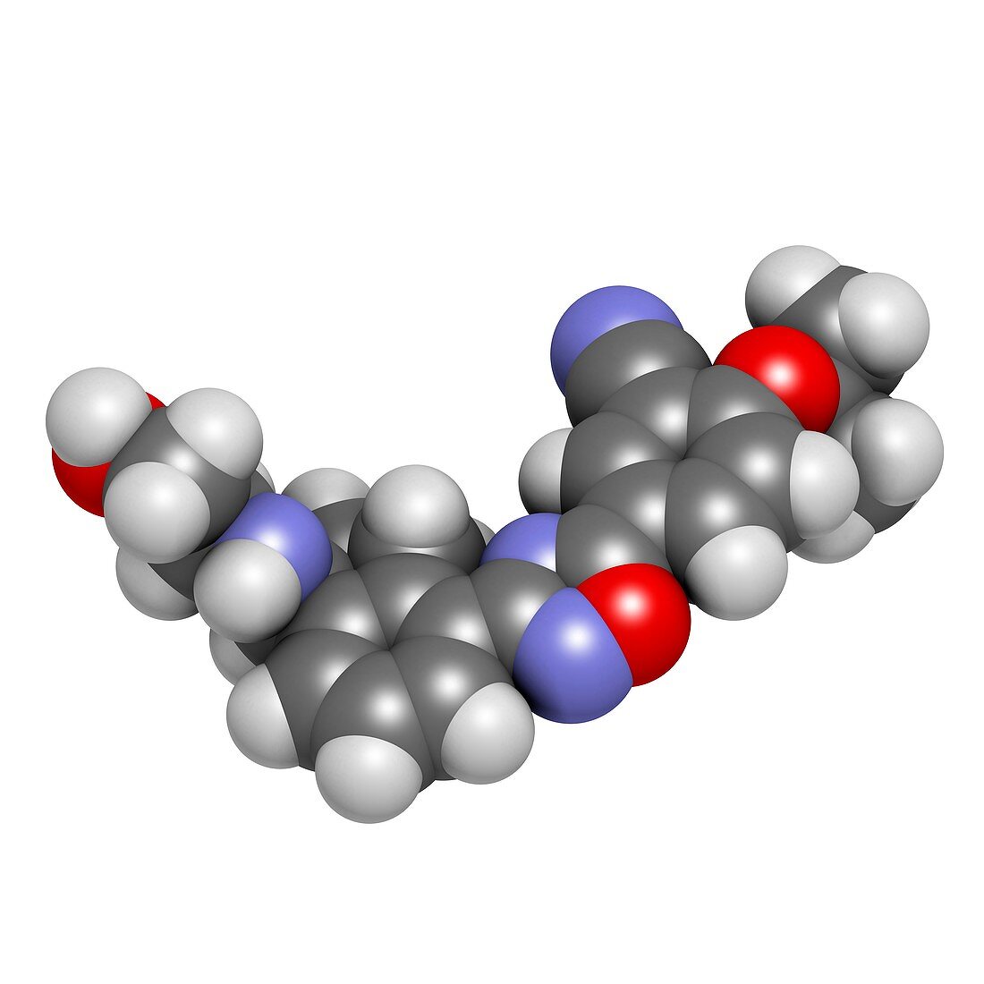 Ozanimod anti-inflammatory drug molecule