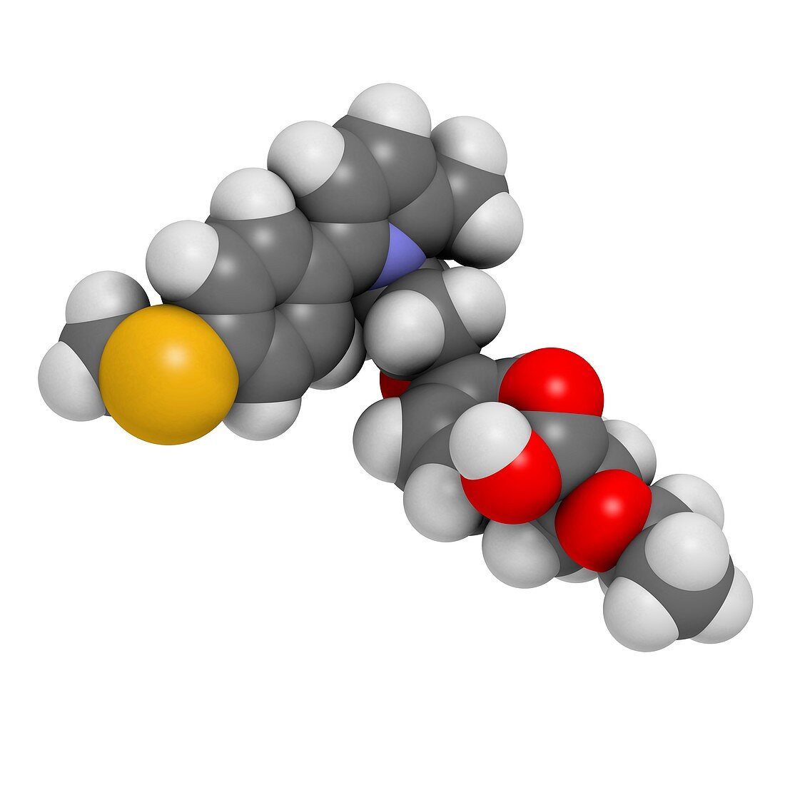 Saroglitazar diabetes drug molecule
