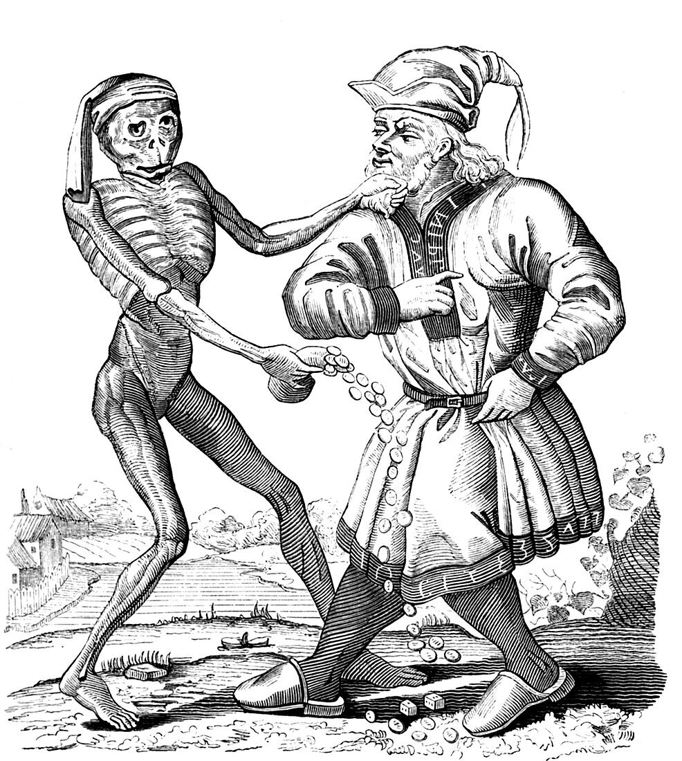 Death dancing with a jewish man