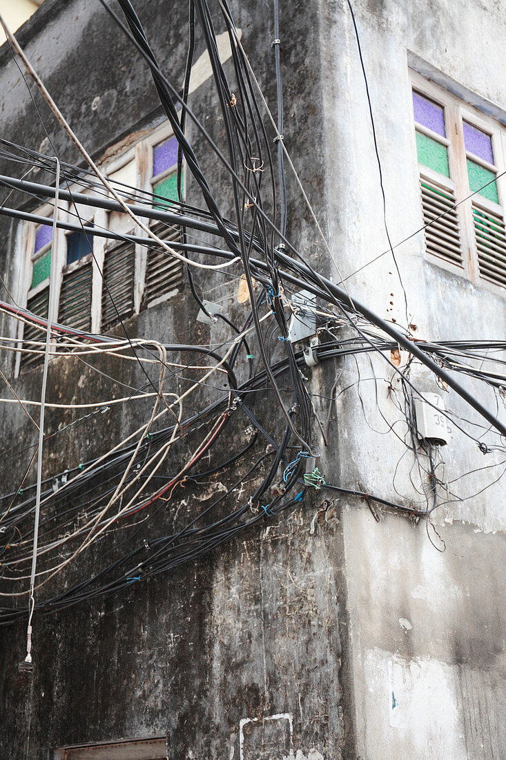 Electricity supply,Stone Town,Zanzibar