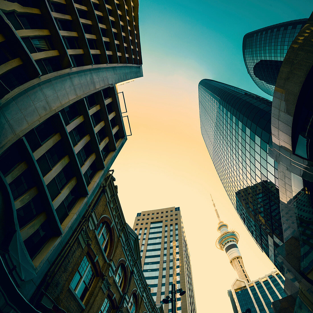 Skyscrapers,Auckland,New Zealand