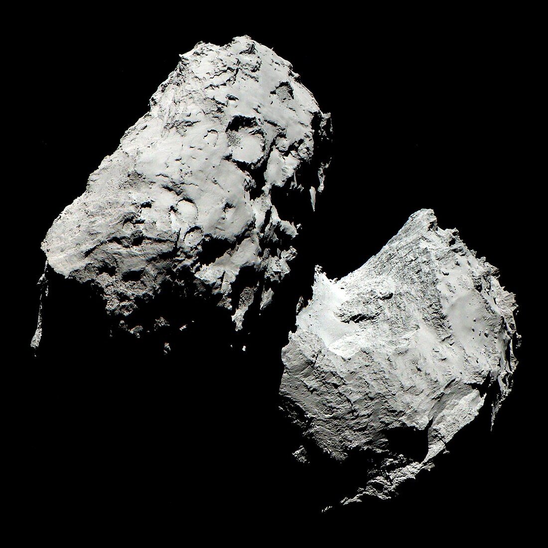 Comet Churyumov-Gerasimenko from Rosetta