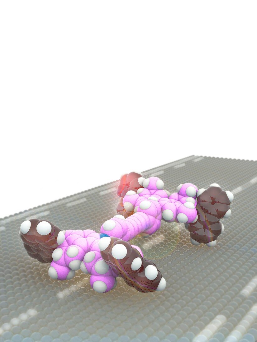 Molecular car,molecular model