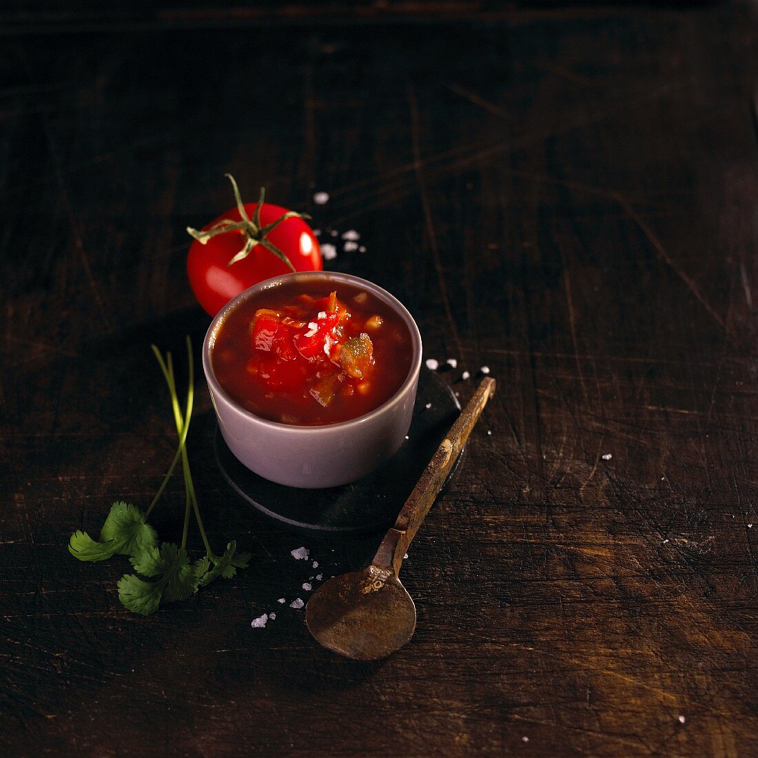 Tomato salsa with coriander (Mexico)