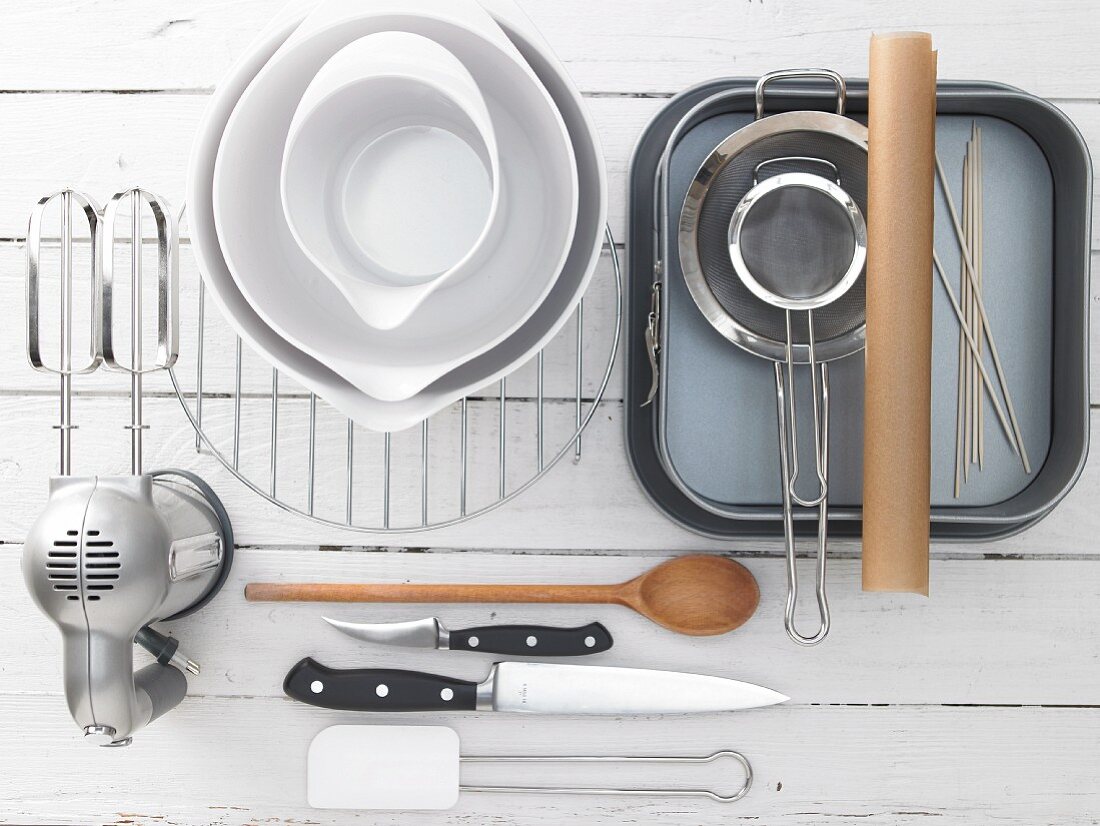 Kitchen utensils for the preparation of brownies