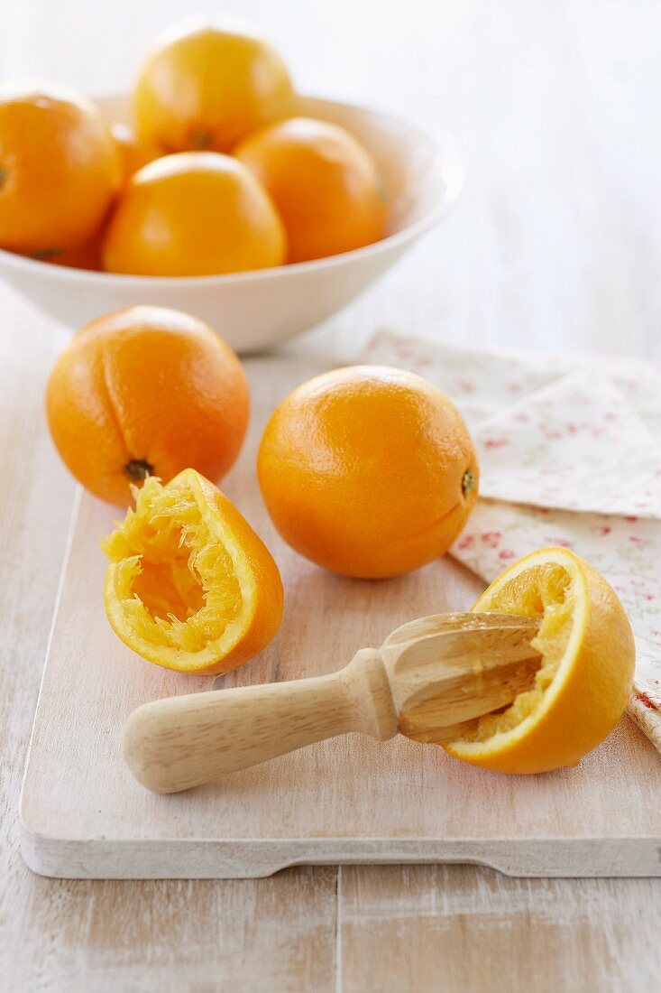 Frisch gepresste Orangen