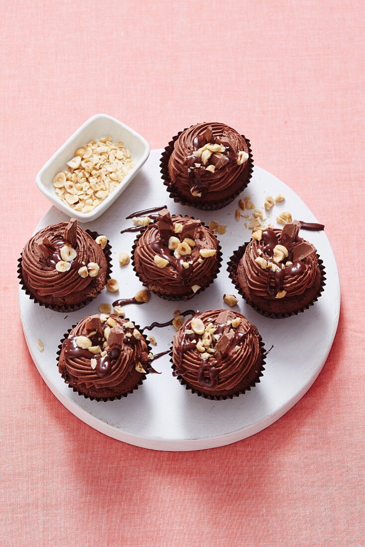 Cupcakes mit Nutellafüllung