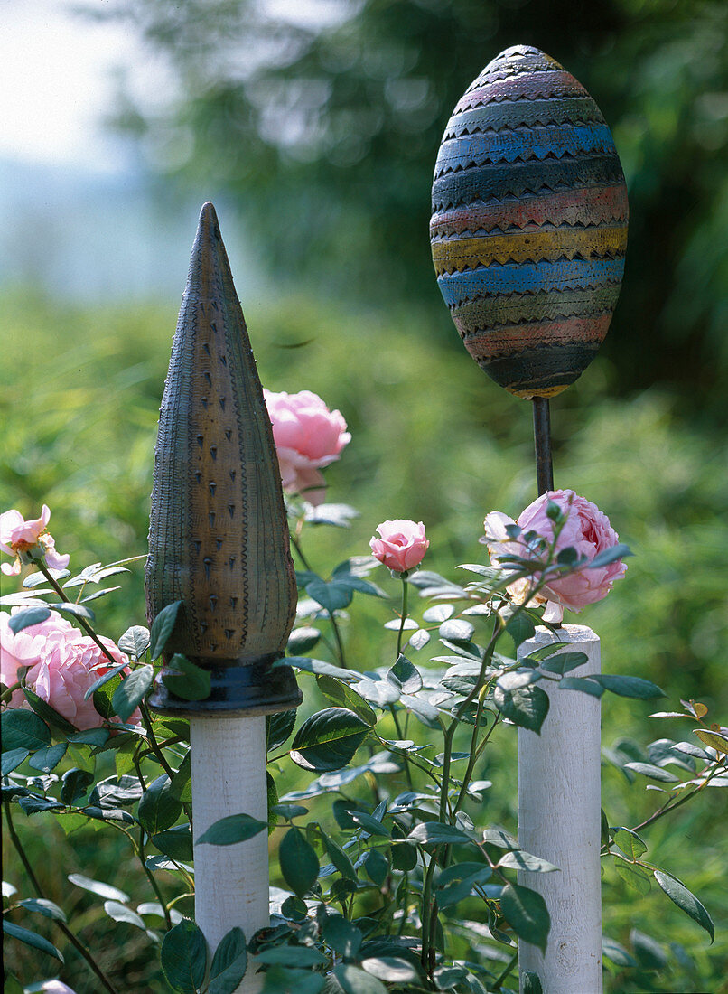 Cones and cones made of frost-proof clay