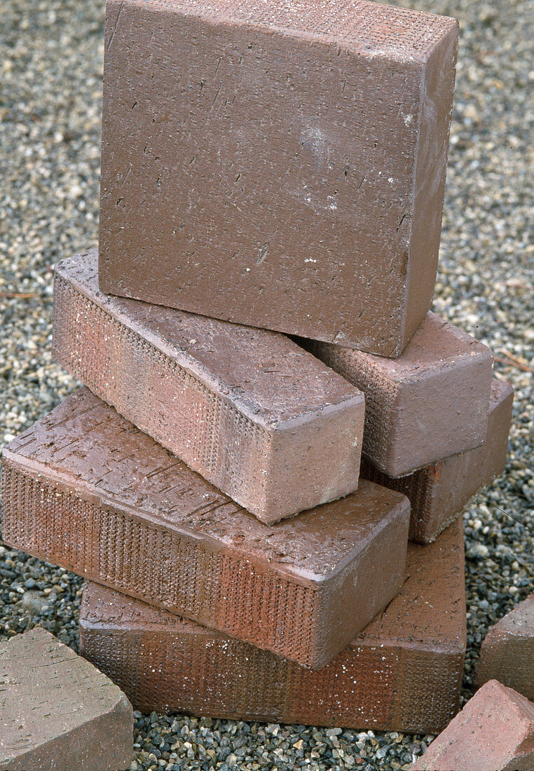 Various clinker tiles