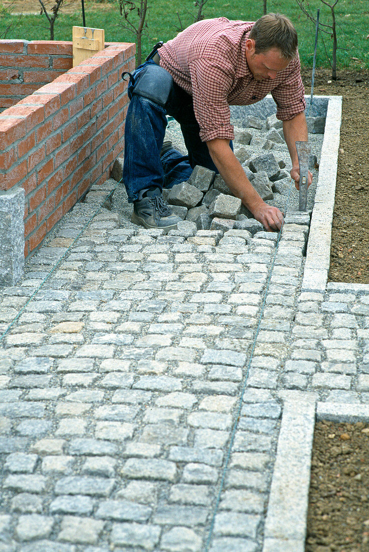 Creation of a vegetable garden with raised beds (9/16)