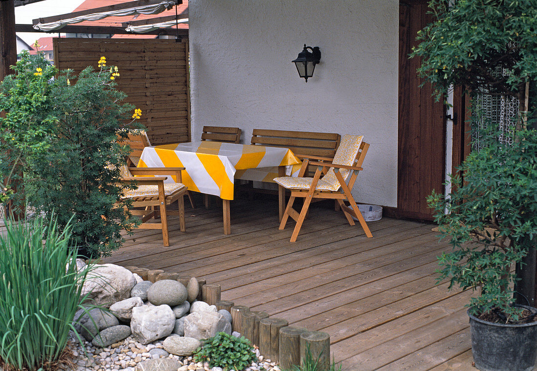 Wooden terrace