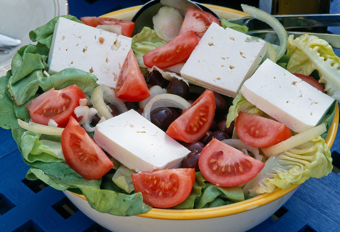 Greek peasant salad
