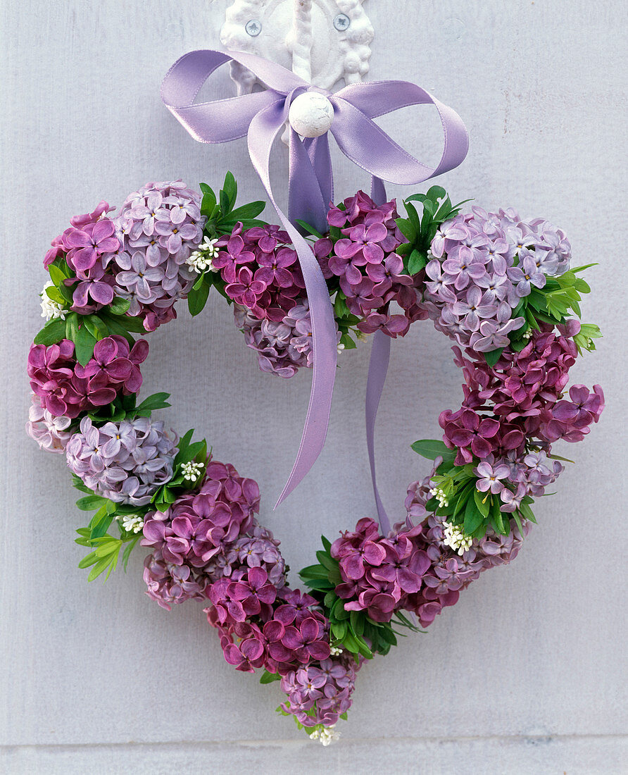 Heart of lilac and woodruff