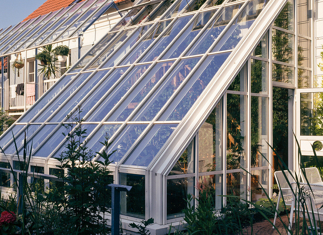 Winter garden from outside