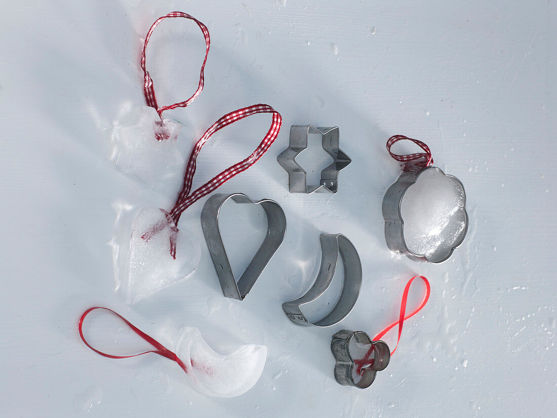 Winter ice pendants (8/9)