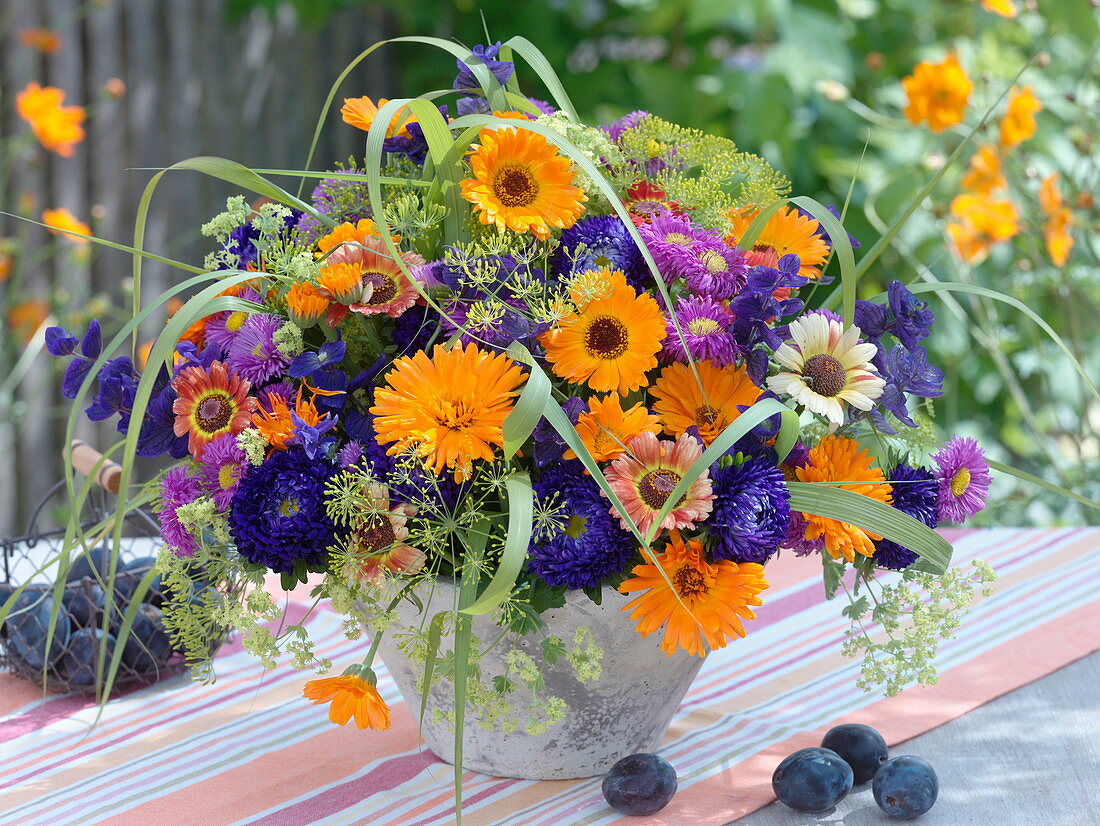 Late summer bouquet from the farmer garden