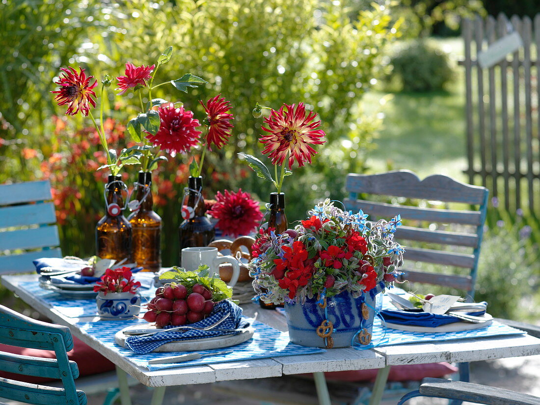 Bavarian table decoration