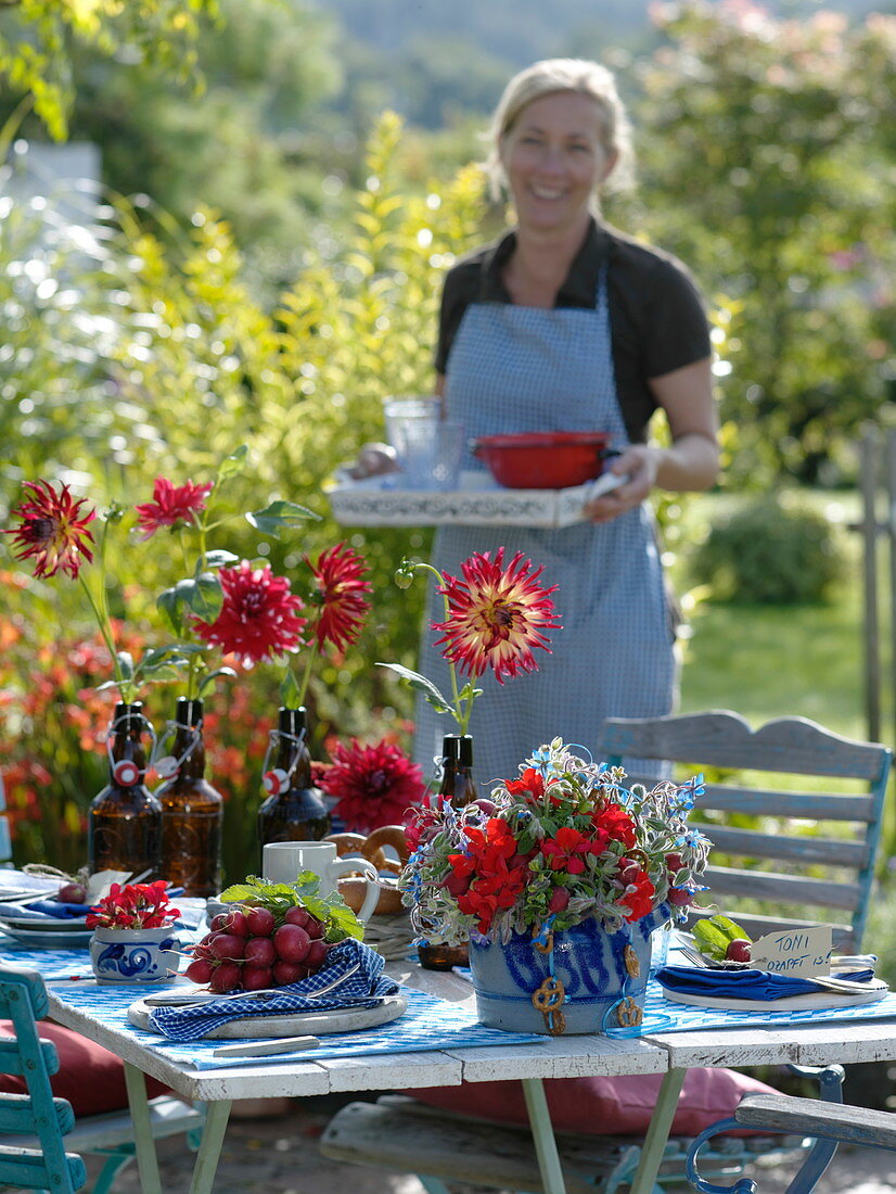 Bavarian table decoration