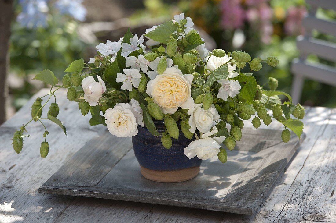 Bouquet of tea herbs