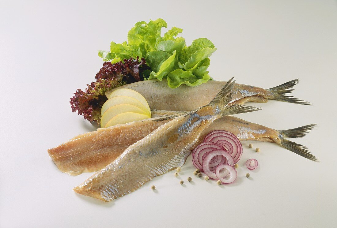 Matjes Herring Fillets with Vegetables